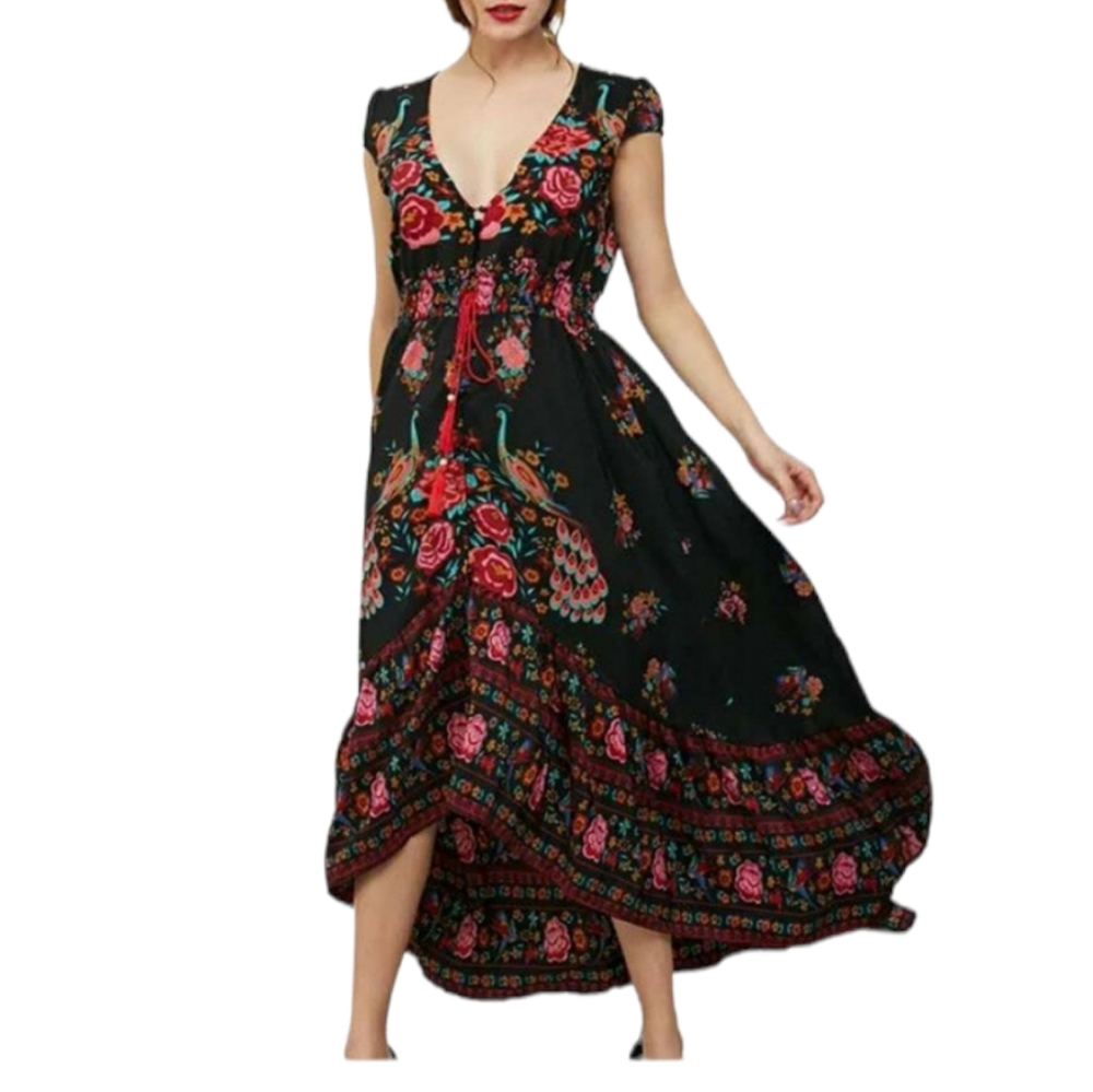 Women's High Low Small Maxi Dress